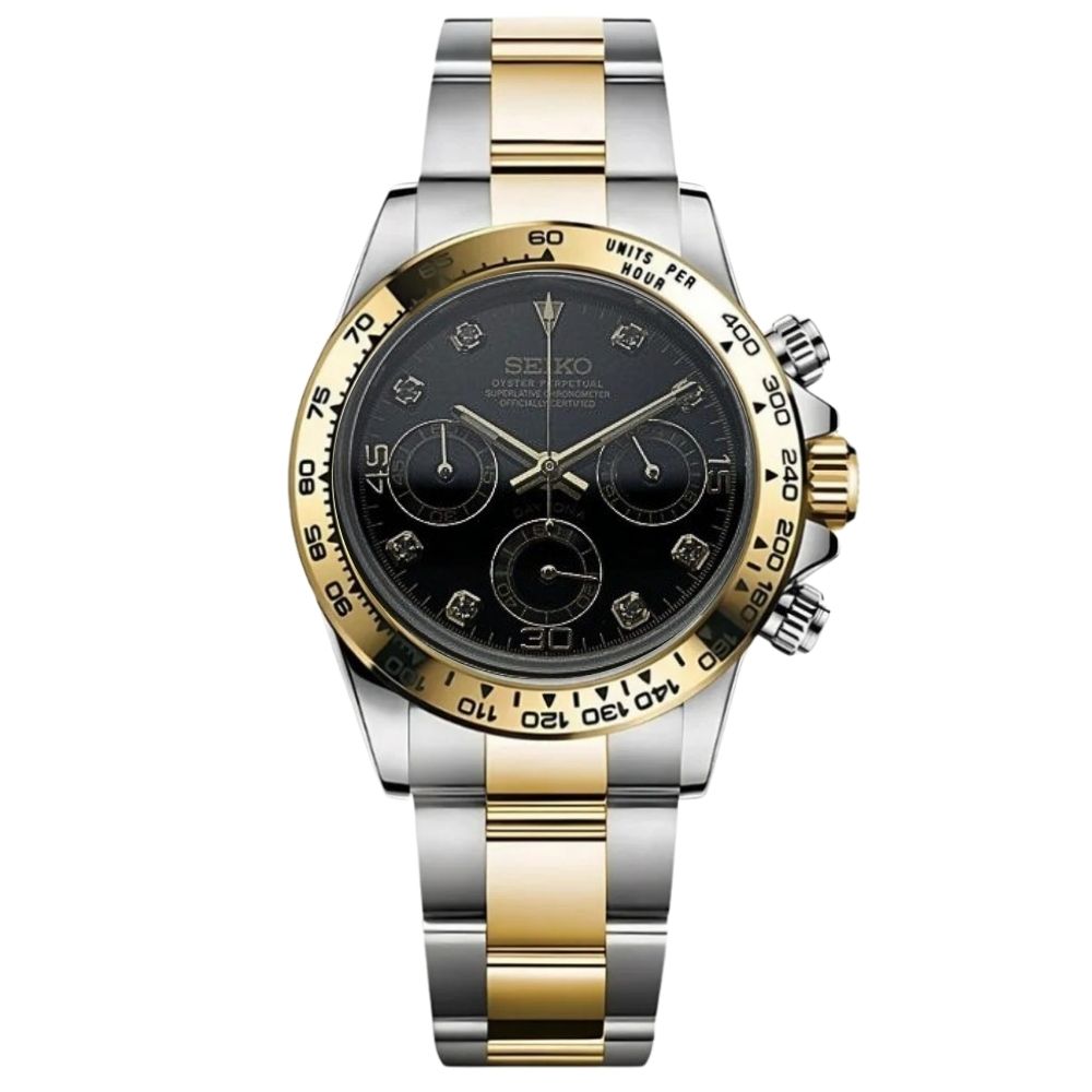 TONA MOD BLACK-  GOLD DIAMOND